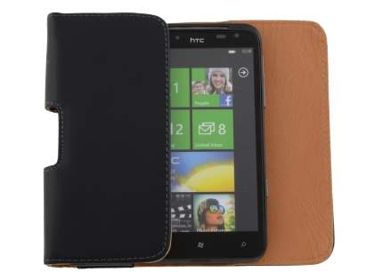 Smooth Synthetic Leather Belt Pouch for HTC Titan