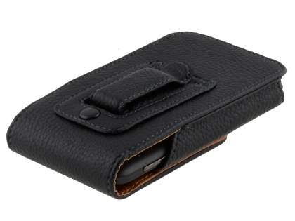 Textured Synthetic Leather Vertical Belt Pouch for HTC Titan