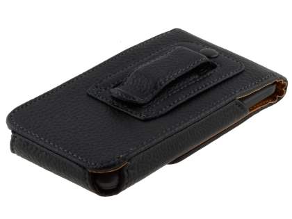 Textured Synthetic Leather Vertical Belt Pouch for HTC Titan
