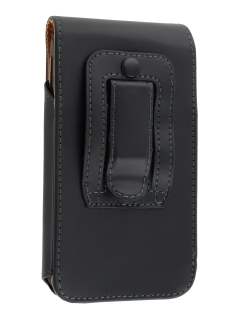 Smooth Synthetic Leather Vertical Belt Pouch for HTC Titan
