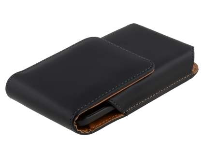 Smooth Synthetic Leather Vertical Belt Pouch for HTC Titan