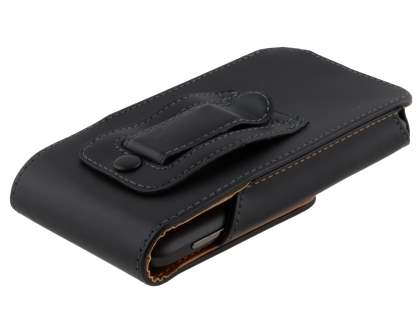 Smooth Synthetic Leather Vertical Belt Pouch for HTC Titan