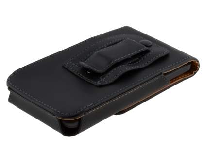 Smooth Synthetic Leather Vertical Belt Pouch for HTC Titan