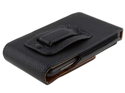 Textured Synthetic Leather Vertical Belt Pouch for HTC Titan