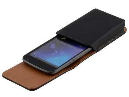 Smooth Synthetic Leather Vertical Belt Pouch for Samsung I9250 Google Galaxy Nexus