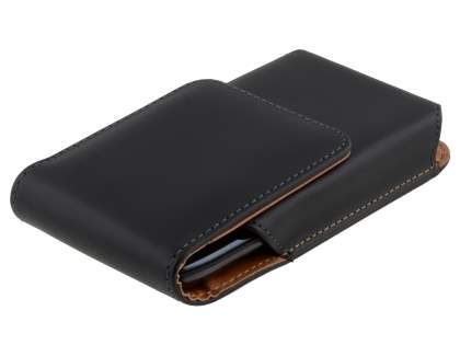 Smooth Synthetic Leather Vertical Belt Pouch for Motorola RAZR