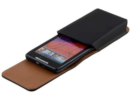 Smooth Synthetic Leather Vertical Belt Pouch for Motorola RAZR