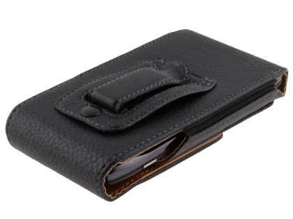 Textured Synthetic Leather Vertical Belt Pouch for Motorola RAZR