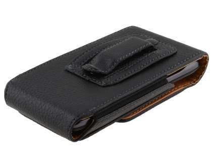Textured Synthetic Leather Vertical Belt Pouch for Motorola RAZR