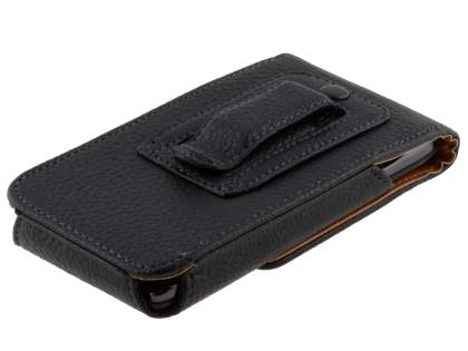 Textured Synthetic Leather Vertical Belt Pouch for Motorola RAZR