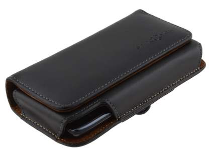 Extra-tough Genuine Leather ShineColours belt pouch for Motorola RAZR