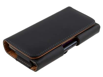 Smooth Synthetic Leather Belt Pouch for Motorola RAZR