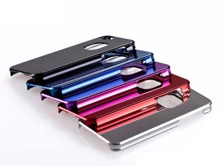 MOMAX Ultra-Thin Metallic Case for iPhone SE(1st Gen)/5s/5 - Metallic Purple