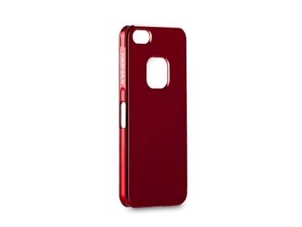MOMAX Ultra-Thin Metallic Case for iPhone SE(1st Gen)/5s/5 - Metallic Red Hard Case
