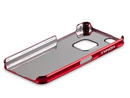 MOMAX Ultra-Thin Metallic Case for iPhone SE(1st Gen)/5s/5 - Metallic Red