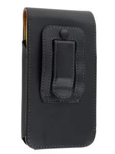 Smooth Synthetic Leather Vertical Belt Pouch (Bumper Case Compatible) for HTC One S