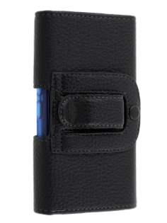 Textured Synthetic Leather Belt Pouch (Bumper Case Compatible) for Nokia Lumia 900