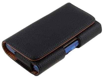 Textured Synthetic Leather Belt Pouch (Bumper Case Compatible) for Nokia Lumia 900