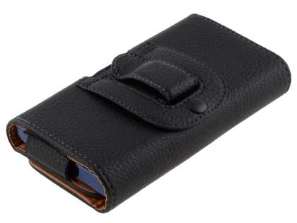Textured Synthetic Leather Belt Pouch (Bumper Case Compatible) for Nokia Lumia 900