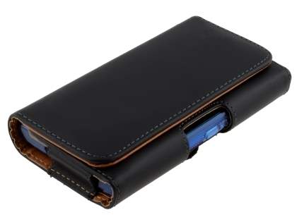 Smooth Synthetic Leather Belt Pouch (Bumper Case Compatible) for Nokia Lumia 900