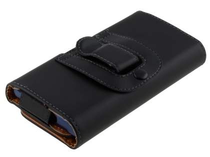 Smooth Synthetic Leather Belt Pouch (Bumper Case Compatible) for Nokia Lumia 900