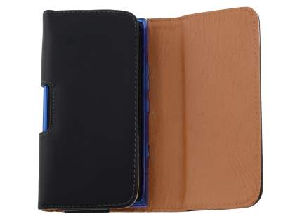 Smooth Synthetic Leather Belt Pouch (Bumper Case Compatible) for Nokia Lumia 900
