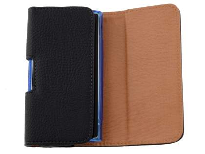 Textured Synthetic Leather Belt Pouch (Bumper Case Compatible) for LG Prada 3.0