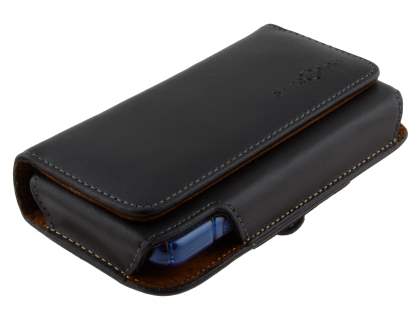 Extra-tough Genuine Leather ShineColours belt pouch (Bumper Case Compatible) for HTC Velocity 4G