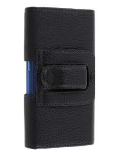 Textured Synthetic Leather Belt Pouch (Bumper Case Compatible) for HTC Velocity 4G