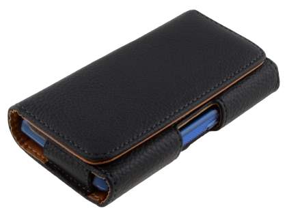 Textured Synthetic Leather Belt Pouch (Bumper Case Compatible) for HTC Velocity 4G