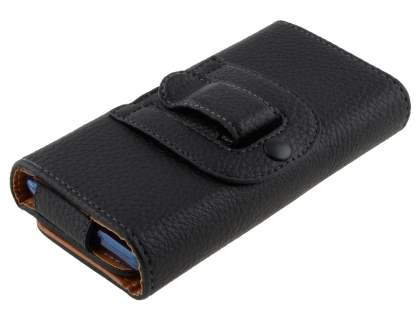 Textured Synthetic Leather Belt Pouch (Bumper Case Compatible) for HTC Velocity 4G