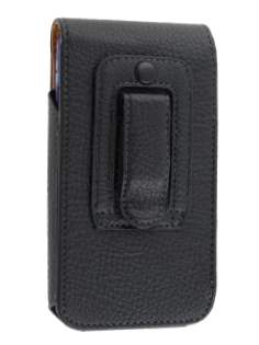 Textured Synthetic Leather Vertical Belt Pouch (Bumper Case Compatible) for HTC Velocity 4G