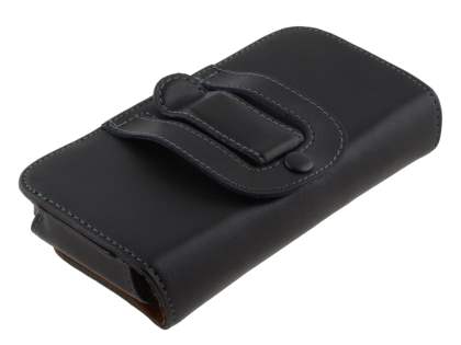 Extra-tough Genuine Leather ShineColours belt pouch - Bumper Case Compatible