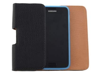 Textured Synthetic Leather Belt Pouch (Bumper Case Compatible) for Samsung I9210T Galaxy S2 4G