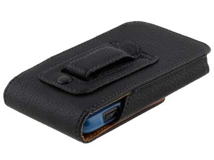 Textured Synthetic Leather Vertical Belt Pouch (Bumper Case Compatible) for Samsung Galaxy S2 4G