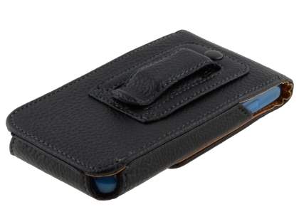 Textured Synthetic Leather Vertical Belt Pouch (Bumper Case Compatible) for Samsung Galaxy S2 4G