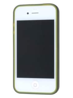 Dual-Tone Case for iPhone 4/4S - Black/Frosted Canary Yellow