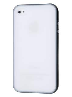 Dual-Tone Case for iPhone 4/4S - Black/Frosted Clear Dual-Tone Case for iPhone 4/4S - Black/Frosted Clear