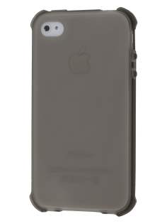 Frosted Colour TPU Gel Case for iPhone 4/4S - Frosted Grey