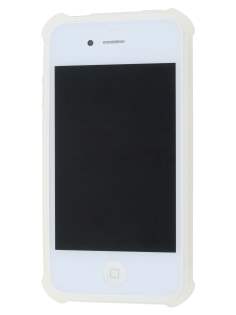 Frosted Colour TPU Gel Case for iPhone 4/4S - Frosted Clear