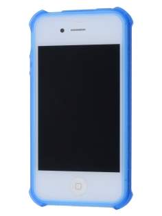 Frosted Colour TPU Gel Case for iPhone 4/4S - Blue