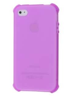 Frosted Colour TPU Gel Case for iPhone 4/4S - Pink