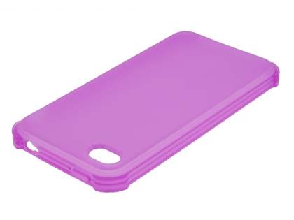 Frosted Colour TPU Gel Case for iPhone 4/4S - Pink