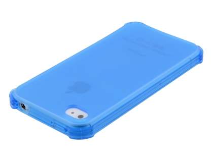 Frosted Colour TPU Gel Case for iPhone 4/4S - Blue