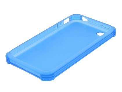 Frosted Colour TPU Gel Case for iPhone 4/4S - Blue