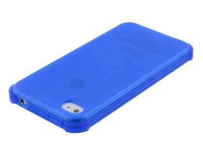 Frosted Colour TPU Gel Case for iPhone 4/4S - Ocean Blue