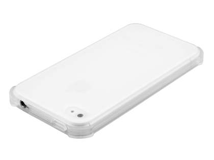 Frosted Colour TPU Gel Case for iPhone 4/4S - Frosted Clear
