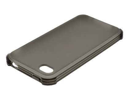 Frosted Colour TPU Gel Case for iPhone 4/4S - Frosted Grey