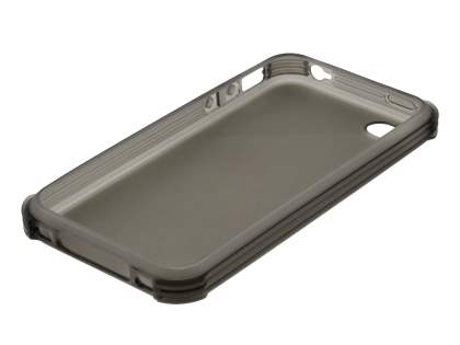 Frosted Colour TPU Gel Case for iPhone 4/4S - Frosted Grey