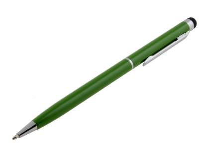 Universal Finger-Touch Dual Stylus & Pen - Green